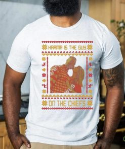 Karma Is The Guy On The Chiefs Christmas 2023 Shirt