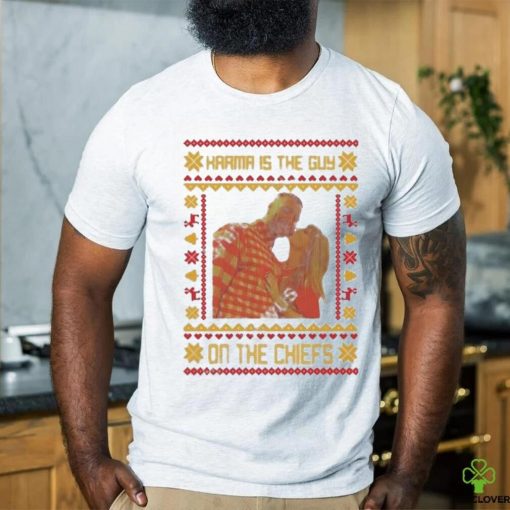 Karma Is The Guy On The Chiefs Christmas 2023 Shirt