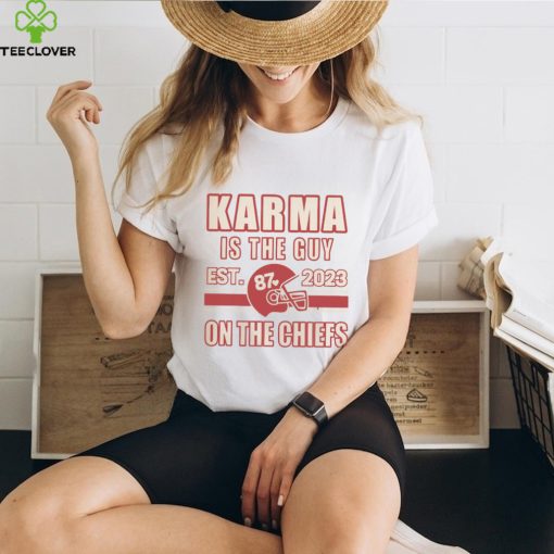 Karma Is The Guy On The Chiefs Shirt, Kelce And Taylor Crewneck Shirt