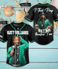 Katt Williams I Think Pimp Therefore I Am Custom Baseball Jersey