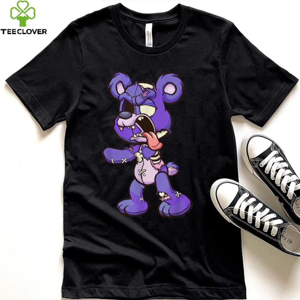 Kawaii Purple Pastel Goth Cute Creepy Teddy Bear Anime T Shirt Kawaii Purple Pastel Goth Cute Creepy Teddy Bear Anime T Shirt