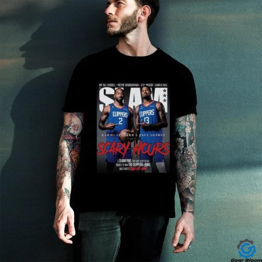 Kawhi Leonard and Paul George Los Angeles Clippers NBA Slam Cover Tee Shirt