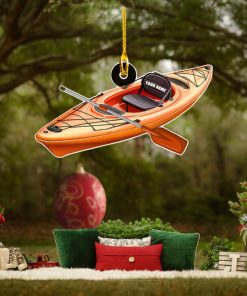 Kayak Personalized Acrylic Ornament