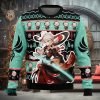Custom Number And Name Minnesota Wild Christmas Santa Bear Ugly Christmas Sweater