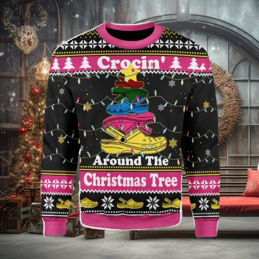 Crocin’ Around The Christmas Tree Ugly Christmas Sweater Xmas Gift Men And Women Christmas Sweater
