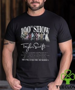 100th Show Taylor Swift Thanks For The Memories T Shirt