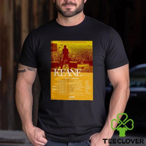 Keane 20 Years Of Hopes And Fears Tour Date South America Shirt