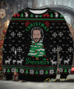 Keanu Reeves Christmas Funny Ugly Sweater