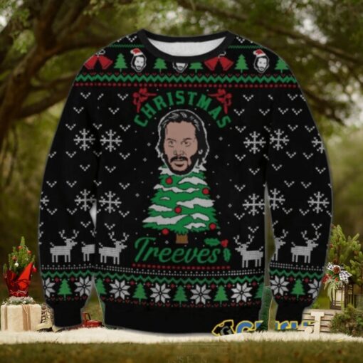 Keanu Reeves Christmas Funny Ugly Sweater