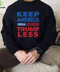 Keep America Trumpless 2024 make America Trumpless again Biden 2024 distressed hoodie, sweater, longsleeve, shirt v-neck, t-shirt