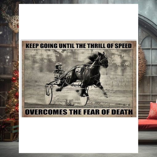 Keep Going Harness Raci Horizontal Poster