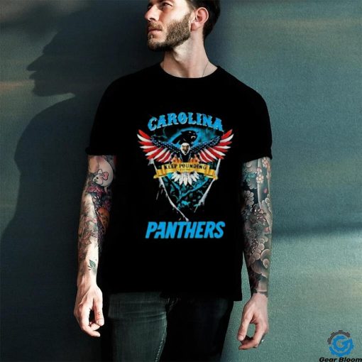 Keep Pounding Carolina Panthers Football Us Eagle Shirt