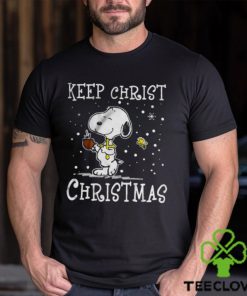 Keep christ Christmas Snoopy hugs the Cross cute shirt 1 Keep christ Christmas Snoopy hugs the Cross cute shirt