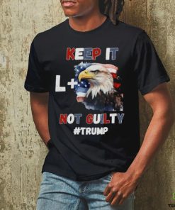 Keep it L Not Guilty Trump Mugshot Shirt 1 Keep it L Not Guilty Trump Mugshot Shirt