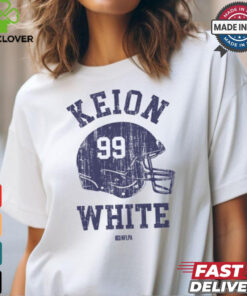 Keion White New England Helmet shirt