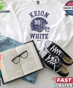 Keion White New England Helmet shirt