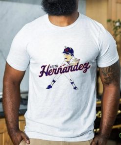 Keith Hernandez #17 batting caricature shirt