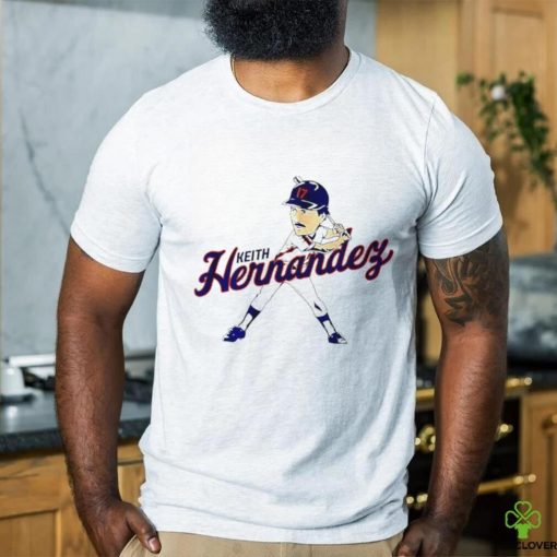 Keith Hernandez #17 batting caricature shirt