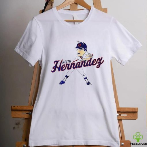 Keith Hernandez #17 batting caricature shirt