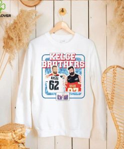 Kelce Brothers Super Bowl LVIII Jason Kelce Travis Kelce art shirt