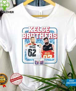 Kelce Brothers Super Bowl LVIII Jason Kelce Travis Kelce art hoodie, sweater, longsleeve, shirt v-neck, t-shirt