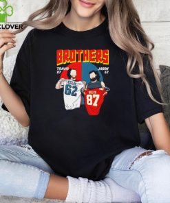 Kelce Brothers Travis 87 and Jason 62 comic shirt 2 Kelce Brothers Travis 87 and Jason 62 comic shirt