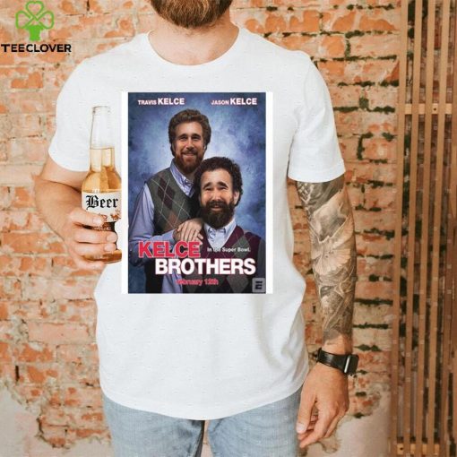 Kelce Brothers Travis And Jason Kelce In The Super Bowl shirt