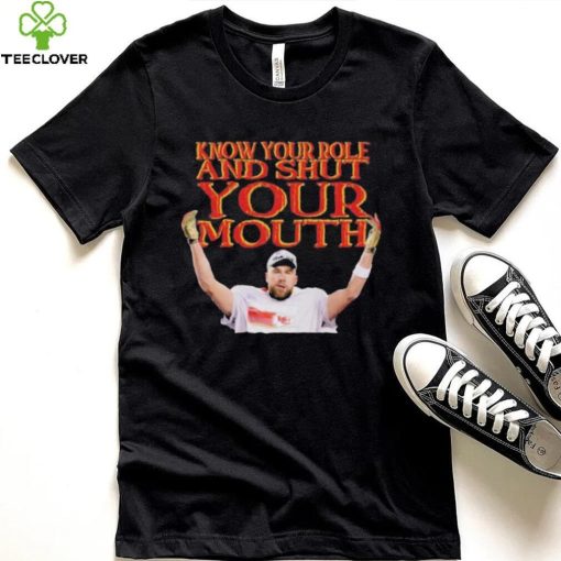 Kelce Conference Champions Know your Role Shut Your Mouth Shirt