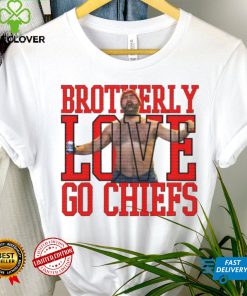 Kelce Jason brotherly love go Chiefs T shirt