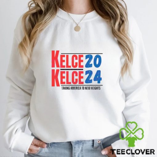 Kelce Kelce 2024 Taking America To New Heights Hold In Hand Swift hoodie, sweater, longsleeve, shirt v-neck, t-shirt