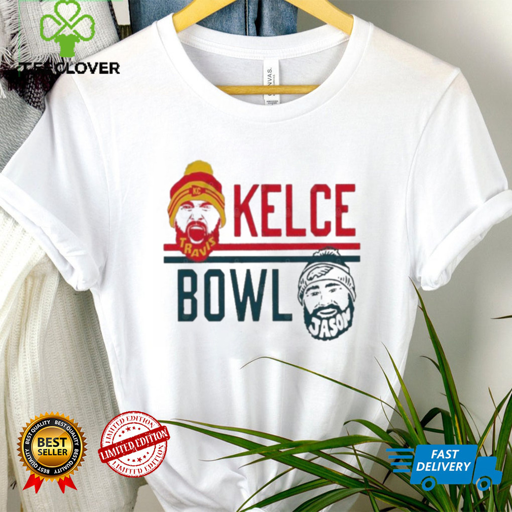 Travis Kelce And Jason Kelce Bowl Tee Shirts - Teebreat