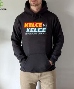 Kelce vs Kelce Funny Kelce’s Brother Travis And Jason Super Bowl 2023 Shirt