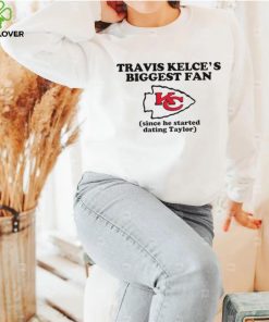 Kelce’s biggest fan since he started dating taylor 2024 hoodie, sweater, longsleeve, shirt v-neck, t-shirt