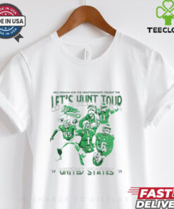 Kelly Green Eagles Philly Let’s Hunt Tour 2024 2025 Nick Sirianni and the Heartbreakers Super Bowl Bird Gang shirt