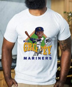 Ken Griffey Jr. Seattle Mariners Baseball Cartoon Shirt 3 Ken Griffey Jr. Seattle Mariners Baseball Cartoon Shirt