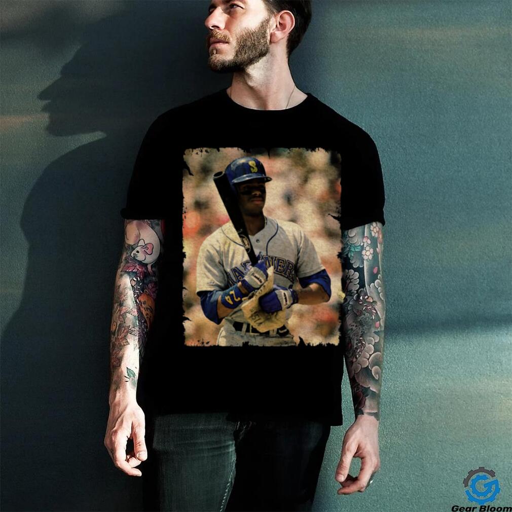 Ken Griffey Jr. in Seattle Mariners T Shirt Ken Griffey Jr. in Seattle Mariners T Shirt