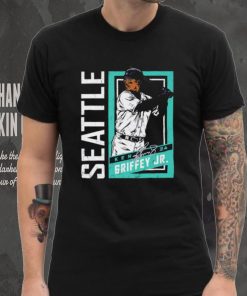 Ken Griffey Jr. number 24 Seattle Mariners baseball player pose sports signature shirt