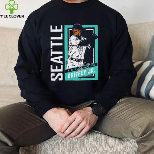 Ken Griffey Jr. number 24 Seattle Mariners baseball player pose sports signature hoodie, sweater, longsleeve, shirt v-neck, t-shirt