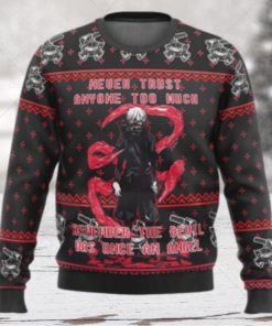 Ken Kaneki Tokyo Ghoul Anime Christmas Ugly Wool Knitted Sweater