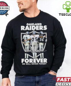 Ken Stabler Howie Long And Marcus Allen Oakland Forever We Will Never Forget Shirt 3 Ken Stabler Howie Long And Marcus Allen Oakland Forever We Will Never Forget Shirt