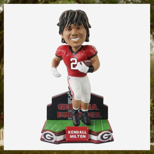 Kendall Milton Georgia Bulldogs Football Student Athlete Bobblehead Ornament