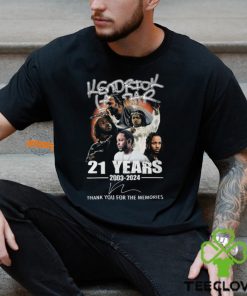 Kendrick Lamar 21 Years 2003 2024 Thank You For The Memories T Shirt