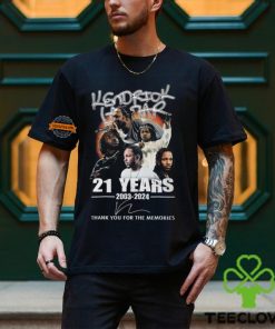 Kendrick Lamar 21 Years 2003 2024 Thank You For The Memories T Shirt