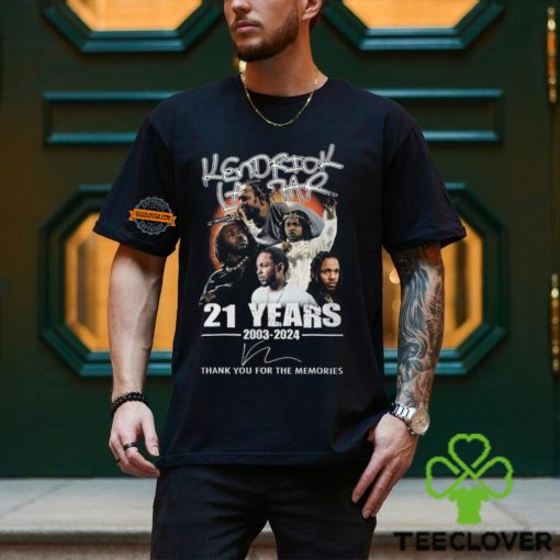 Kendrick Lamar 21 Years 2003 2024 Thank You For The Memories T Shirt