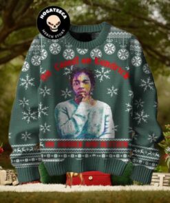 Kendrick Lamar On Donder And Blitzen Christmas Sweater Chirstmas Gifts 2024 Xmas For Family And Friends Ugly Sweater