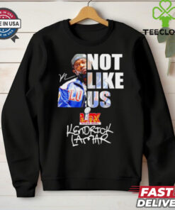Kendrick Lamar not like us signature Super Bowl shirt