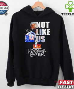 Kendrick Lamar not like us signature Super Bowl shirt