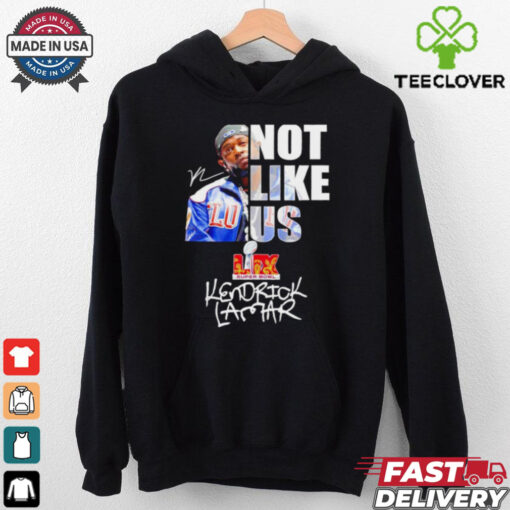 Kendrick Lamar not like us signature Super Bowl shirt