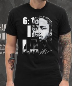 Kendrick Lamar rapper 6 16 in LA signature hoodie, sweater, longsleeve, shirt v-neck, t-shirt