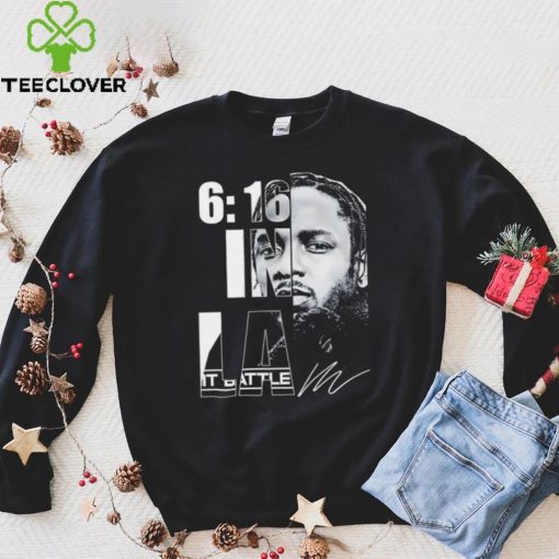 Kendrick Lamar rapper 6 16 in LA signature hoodie, sweater, longsleeve, shirt v-neck, t-shirt